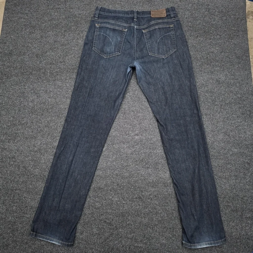 Joes Jeans Mens 32  Blue Savile Row Straight Slim‎ Mid Rise Whiskered Dark Wash
